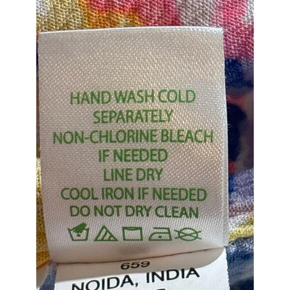 Lilly Pulitzer Seagate Cover Up Women's Size XXS/XS Colorful Tassel Caftan Beach - Picture 5 of 10